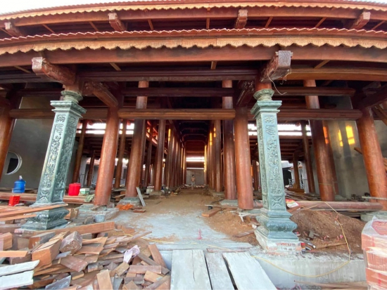 Xây dựng ngôi chùa đầy ấn tượng của Việt Nam