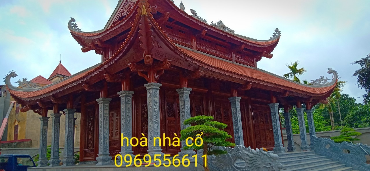 Xây dựng nhà thờ họ bê tông giả gỗ tại Phú Thọ